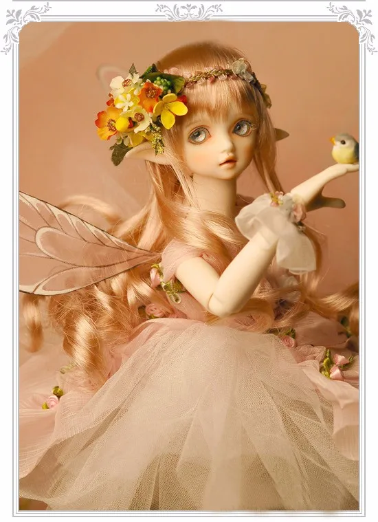 HeHeBJD абсолютно bjd 1/4 Flowne(не Flowen) кукла эльф глаза