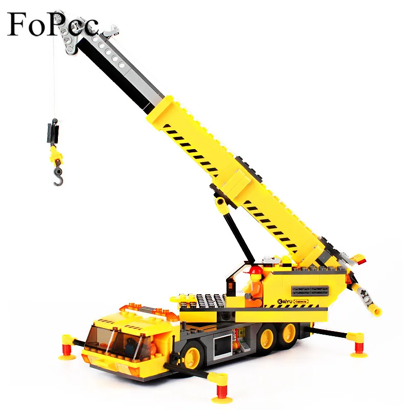KAZI 8045 экскаватор инженерный кран Строительные блоки Образование Legoing City Technic