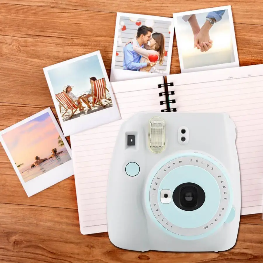 Оригинальная пленка Fujifilm Fuji Instax Mini9 Mini 9 для мгновенной съемки, ремешок на батарейке, фотокамера, подарок на день рождения, Рождество