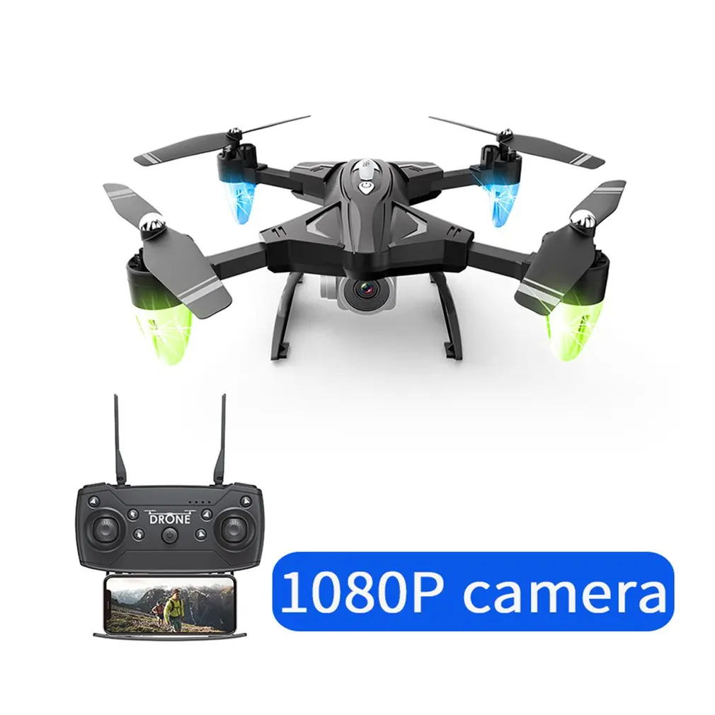 F69 складной рычаг RC Квадрокоптер WiFi fpv 1080 P/480 P широкоугольная HD камера высота Удержание Безголовый режим RC вертолет самолет