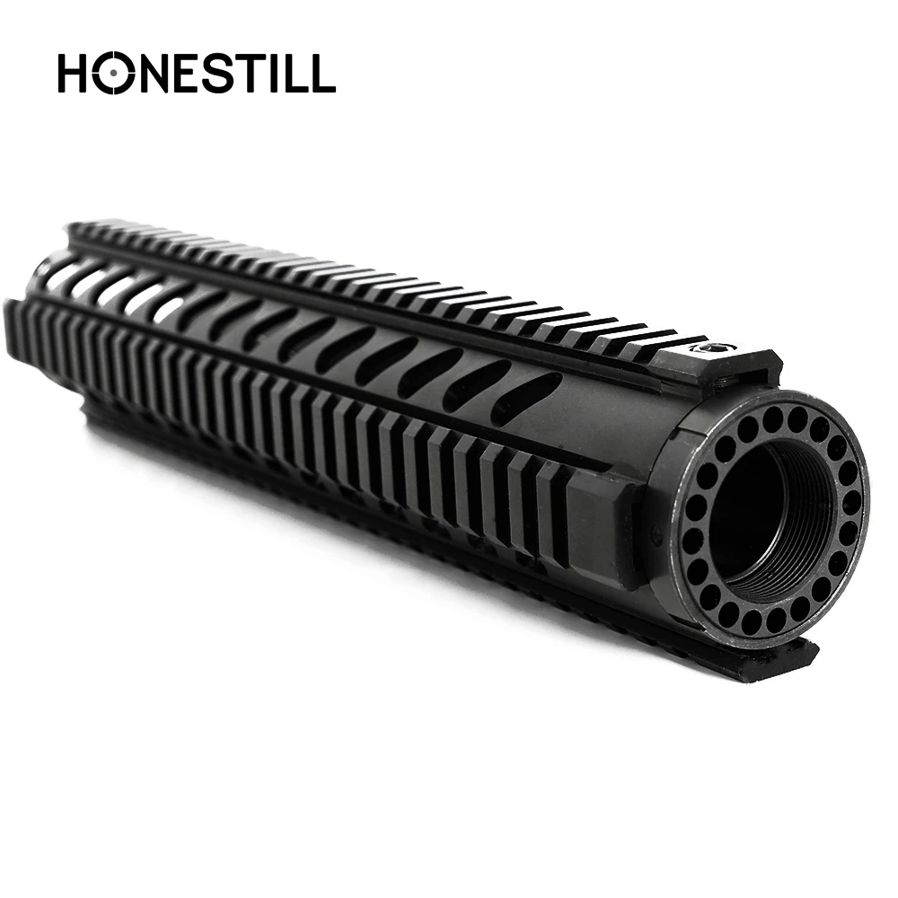12 дюймов RIS Handguard 4Rail Picatinny Quad Rail Free Float Handguard AR15 M4 223/5. 56 крепление для прицела страйкбола Охотничьи аксессуары