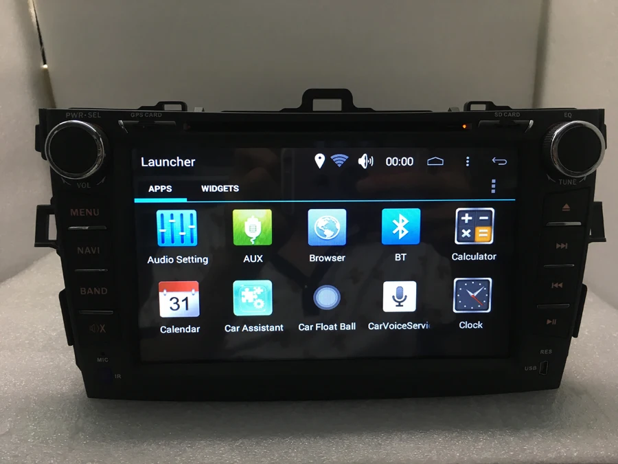 Android 6.0 Quad Core 1024*600 dvd-плеер автомобиля 2din Car 1.6 г 16 ГБ 3 г/Wi-Fi радио GPS для Toyota Corolla 2006-2011