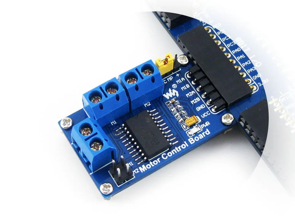

Onboard L293D Dual H-Bridge Motor Control Driver Module for Stepper Control DC Motor