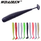 10 шт.лот приманка для рыбной ловли, мягкие приманки 7 см, 2 г, приманка для ловли карпа на крючок, рыболовные снасти, искусственный яркий червь, свимбейт, гольян, рыболовные снасти