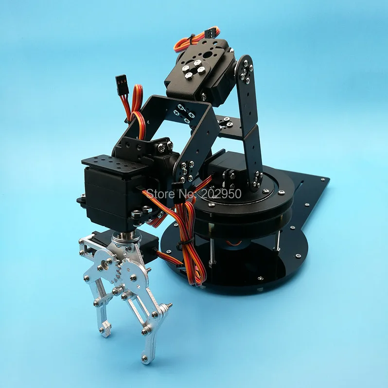Металлический сплав 6 DOF Robot Arm зажим коготь и Вертлюг набор с шт. MG996R Servo Для Arduino