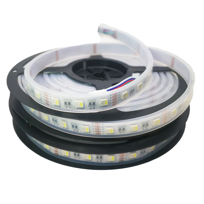 Новый светодиодный RGBW/RGBWW светодиодные ленты DC 12V 5050 Smd 5 м/рулон 60 бусин на метр RGB +