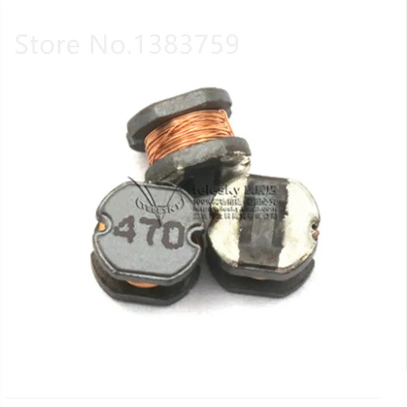 100pcs CD54 2.2/3.3/4.76.8/10/15/22/33/47/56/68/100/150/220/330/470/560/680UH SMD power inductor 5*5*4MM | Обустройство дома