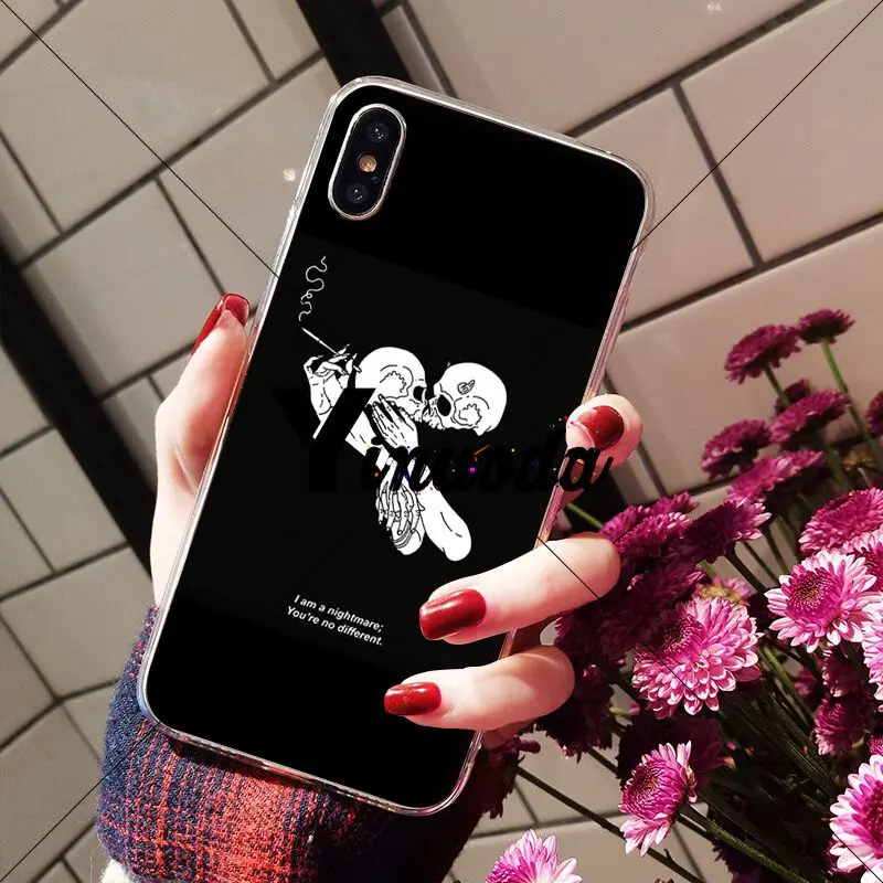 Новый прозрачный чехол Yinuoda для iPhone 5 5Sx 6 7 7plus 8 8Plus X XS MAX XR | Мобильные телефоны и