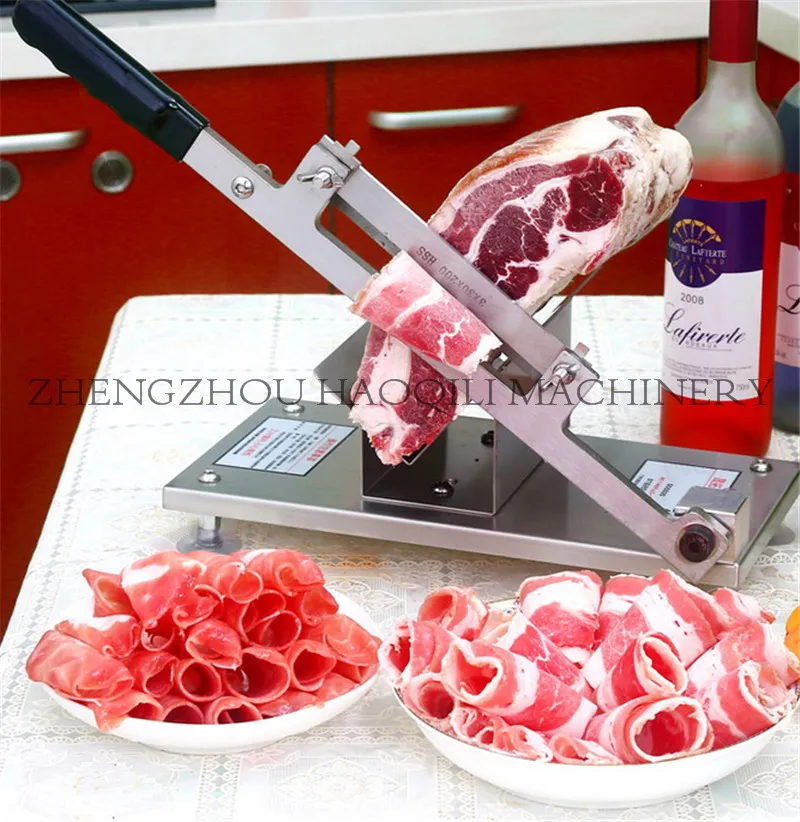 Ручная машина из нержавеющей стали для резки замороженного мяса | Машина нарезки