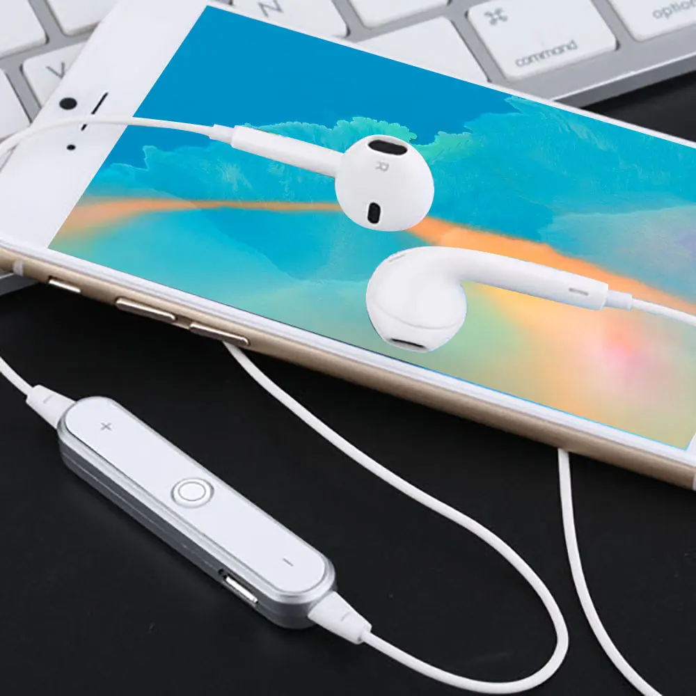 KISSCASE спортивные беспроводные Bluetooth наушники Музыкальная гарнитура для iphone X 7