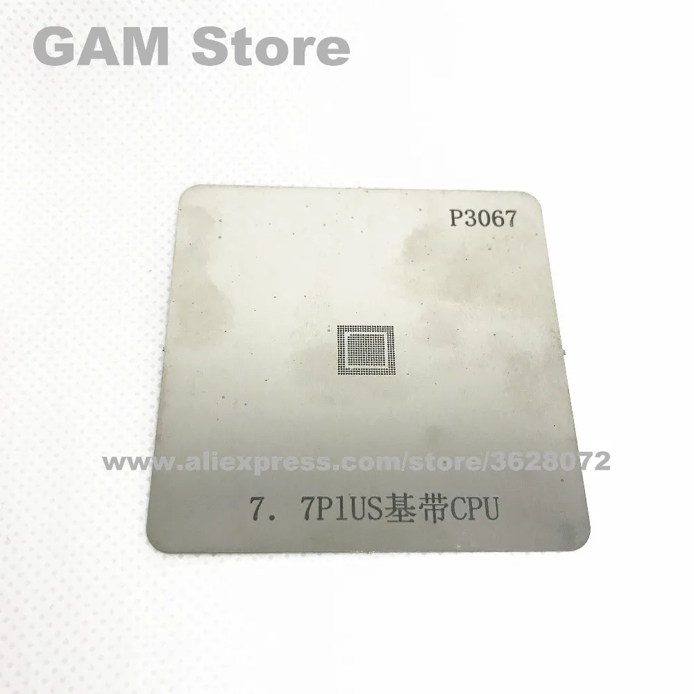 

MDM9645 BGA Stencil For iPhone 7 7P 7plus BB_RF Baseband Power IC Reballing Chip Pin Soldering BGA Direct Heating Template P3067