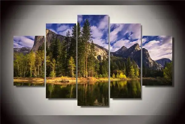 Парусина с Hd принтом Yosemite картина в американском стиле декор для комнаты печать
