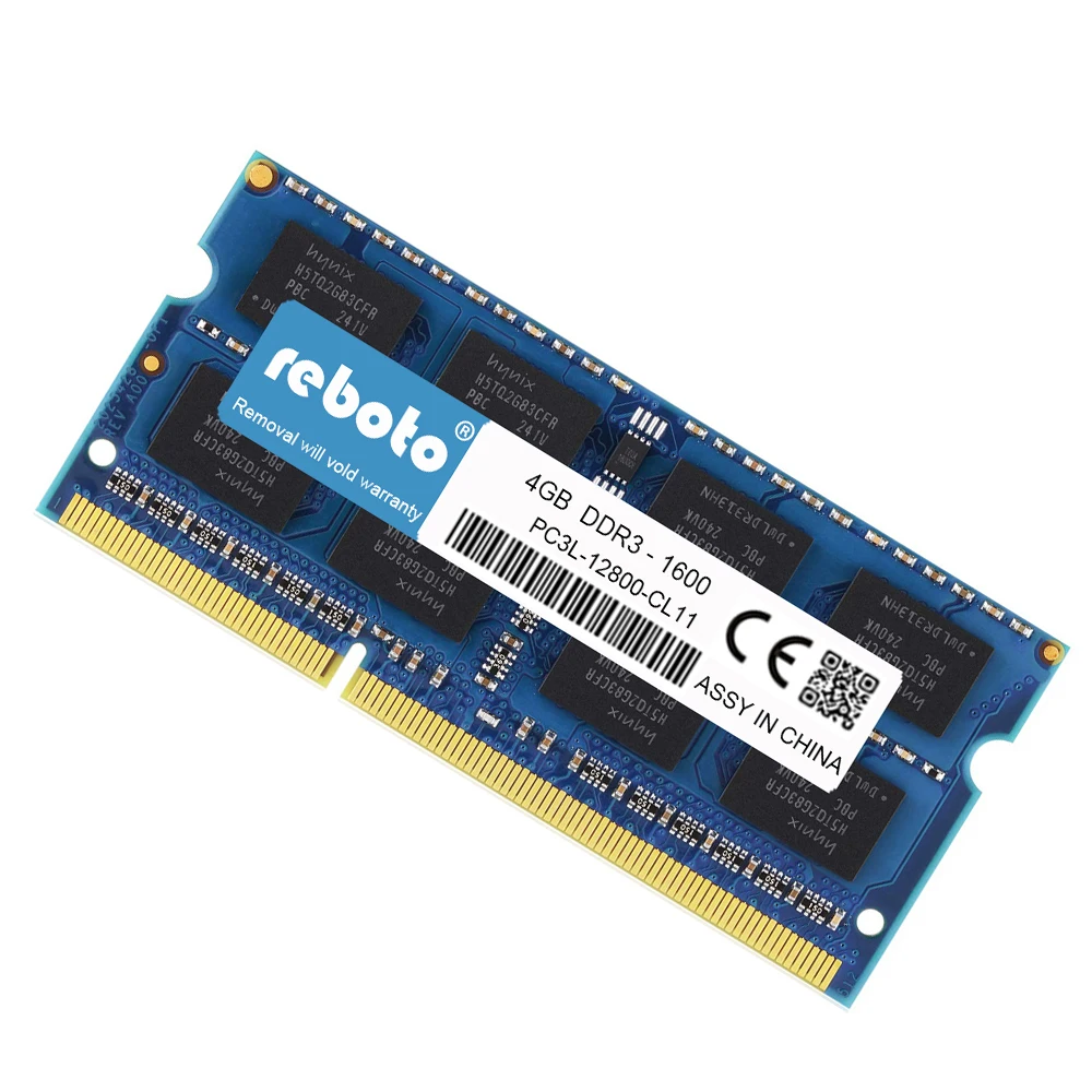 Reboto DDR3 4 GB 8 1600 mhz PC3L 12800s Ram низкое напряжение 1 35 V оригинальная качественная