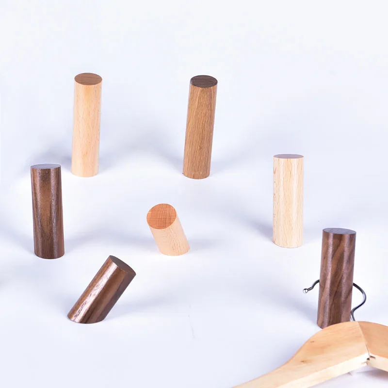 Clothes Hanger Wood Wall Rack Robe Hooks Home Decoration oak Decorative for Hanging Coat Hook | Дом и сад