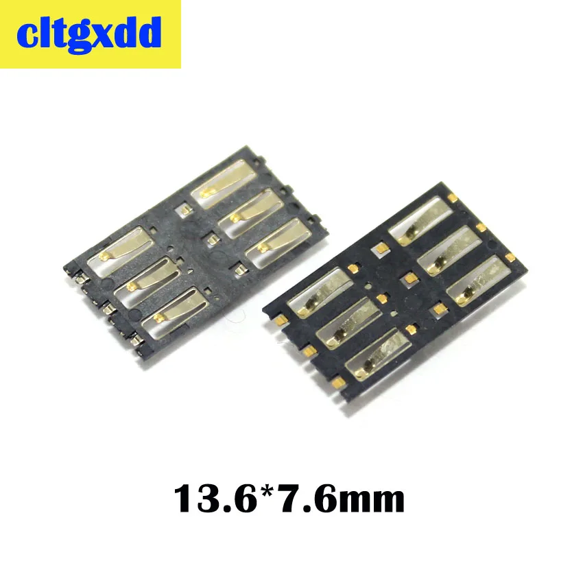 Cltgxdd 2 шт. новый разъем для сим карты слот лоток читатель запасные части Замена NOKIA