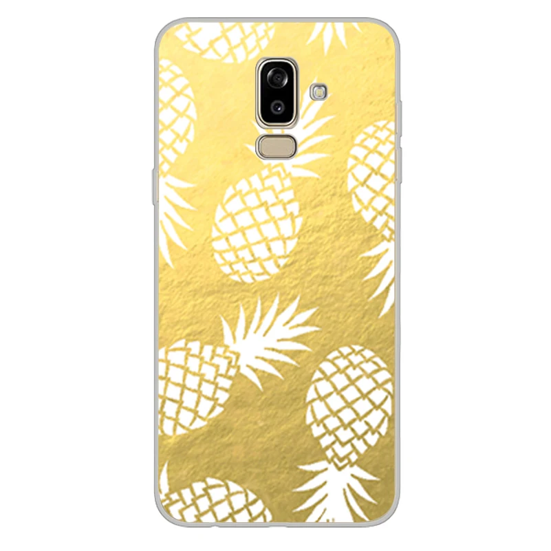 Ciciber чехол для телефона Samsung Galaxy J5 J6 J7 J8 мягкий J4 J3 J2 J1 Prime Core Plus 2016 2017 2018 ананас |