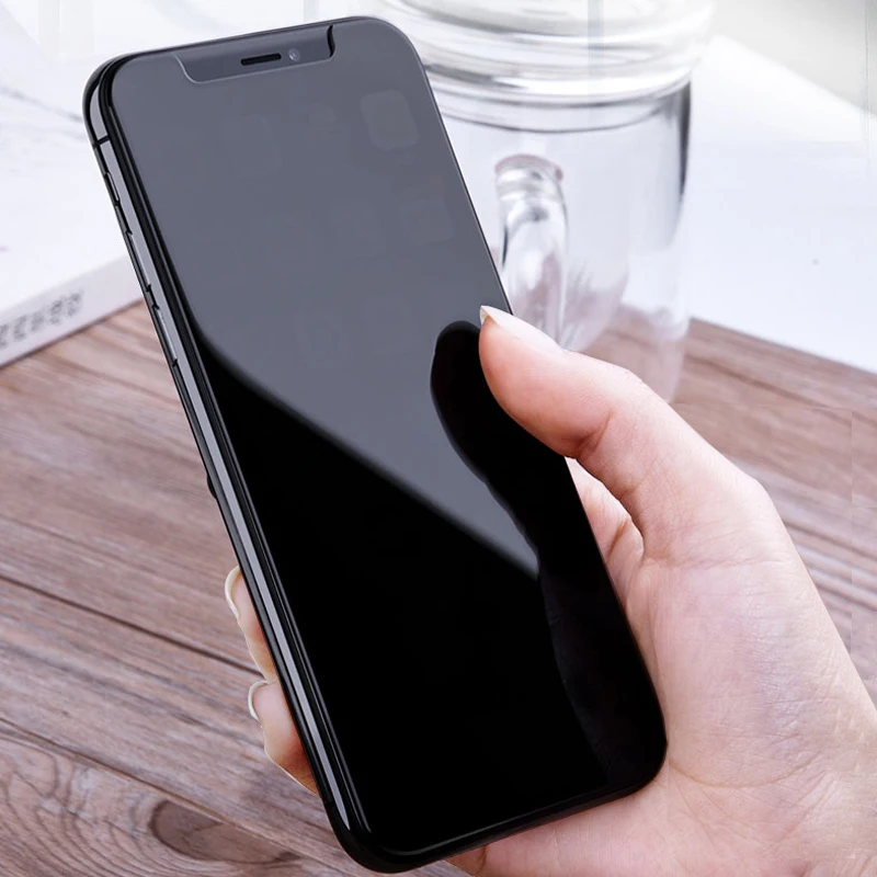 Антишпионское закаленное стекло 9H 2.5D для iPhone X XS MAX XR 11 12 mini Pro Max защитная пленка с