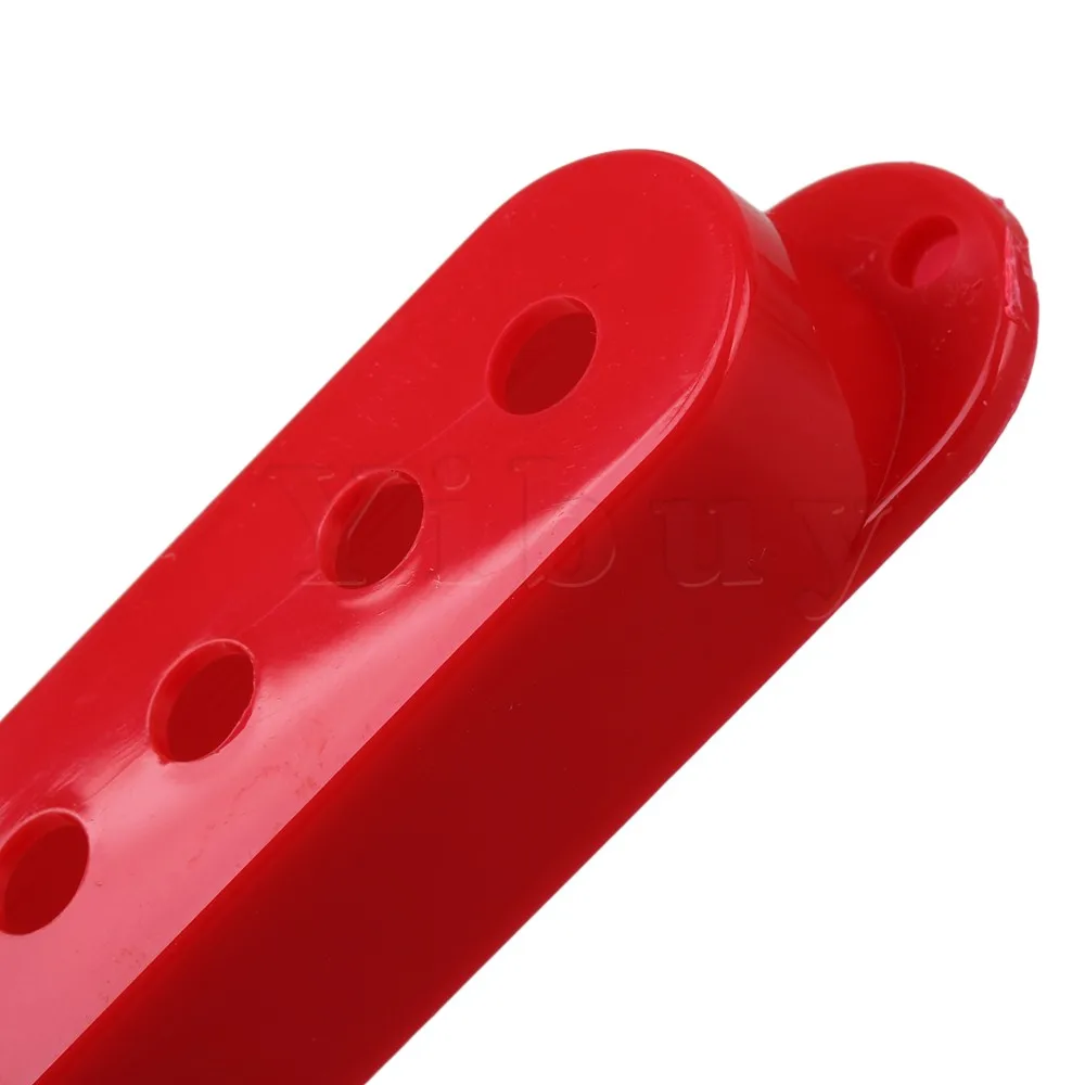 

Yibuy Electric Guitar Pickup Cover and Knobs Switch Tip Set Parts Accessories Red
