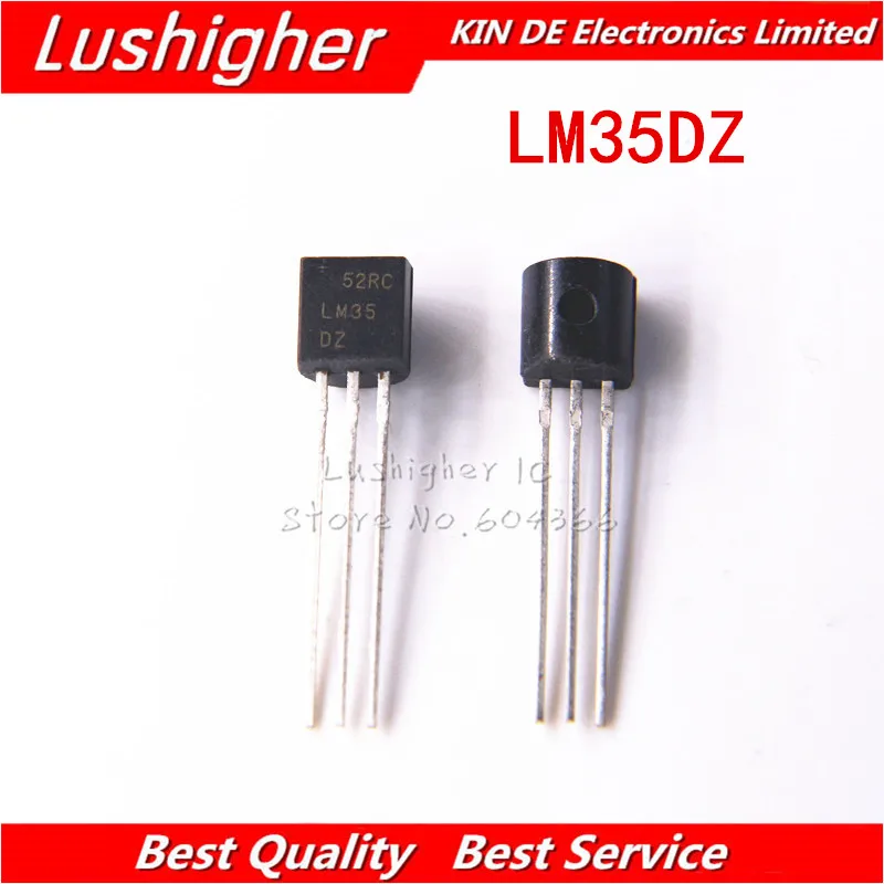 5 шт. высокоточные датчики температуры по Цельсию LM35DZ LM35 TO 92 LM35D|lm35 temperature sensor|sensor