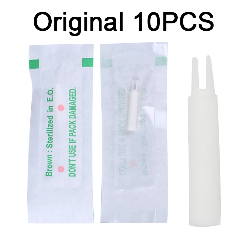 Бесплатная Доставка 10 шт. трубки иглы Fit на Защита от солнца Блеск Татуировки