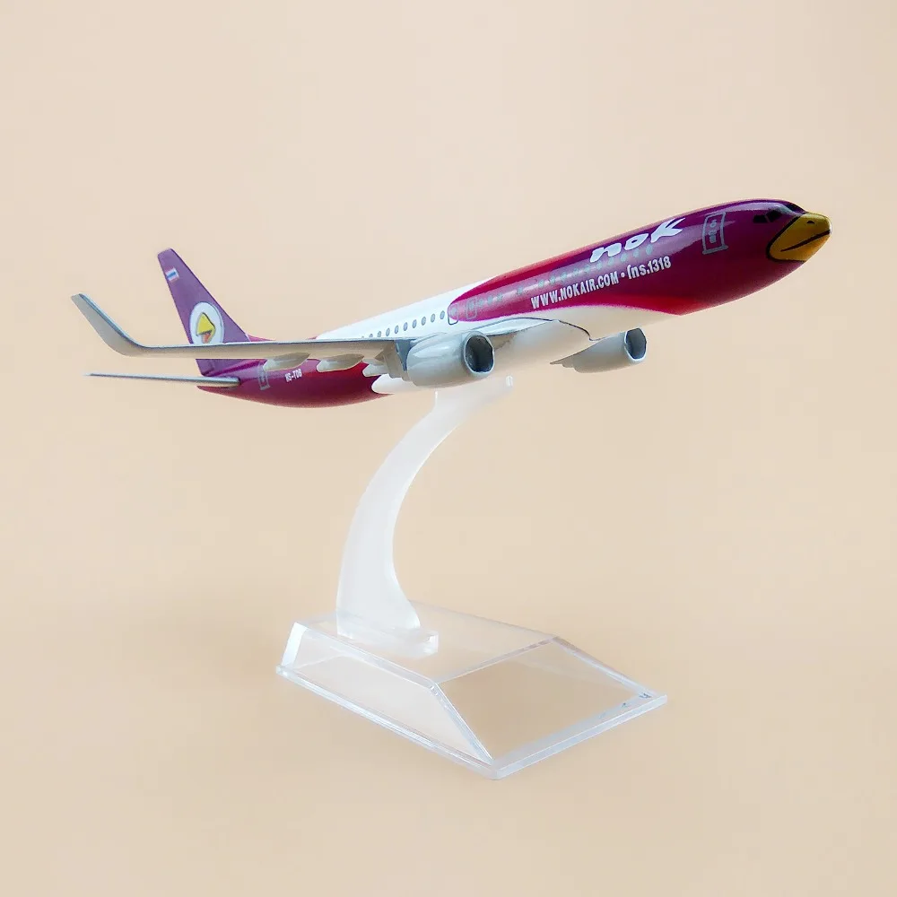 16 см сплав металла фиолетовый тайский NOK B737 Air Airlines Boeing 737 Airways модель самолета