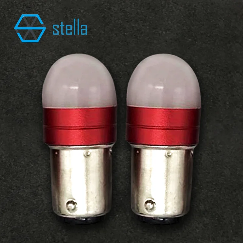 2 шт. автомобильный Стайлинг 1157/BAY15D P21/5 W светодиодный лампы 3030 SMD чип 3D объектив 360