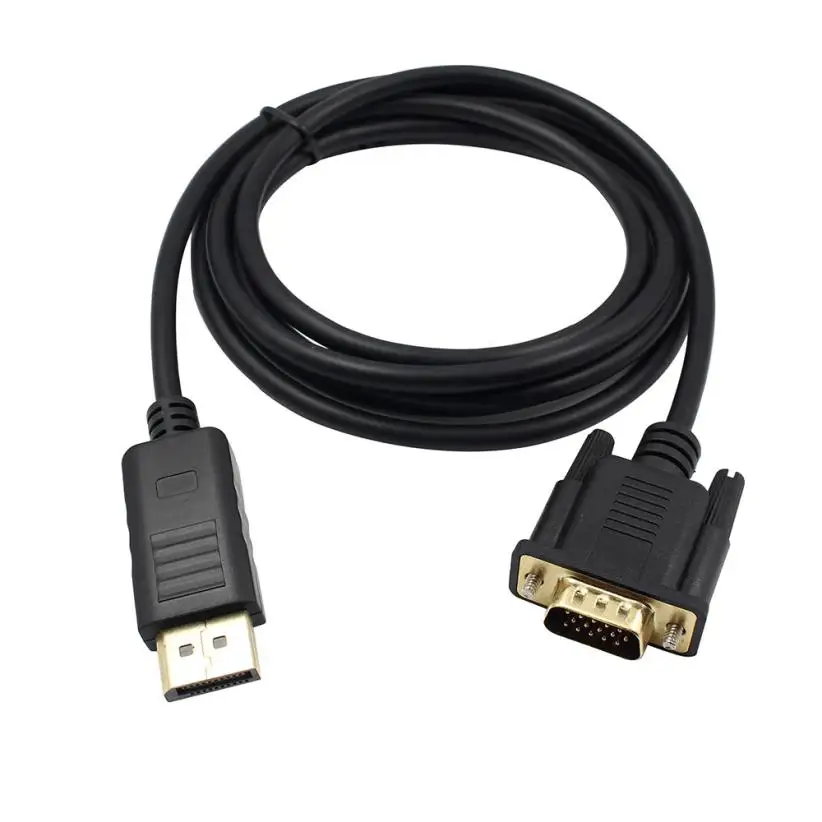 Цифровые кабели HIPERDEAL аудио-и видеокабель DP в VGA переходник мама кабель