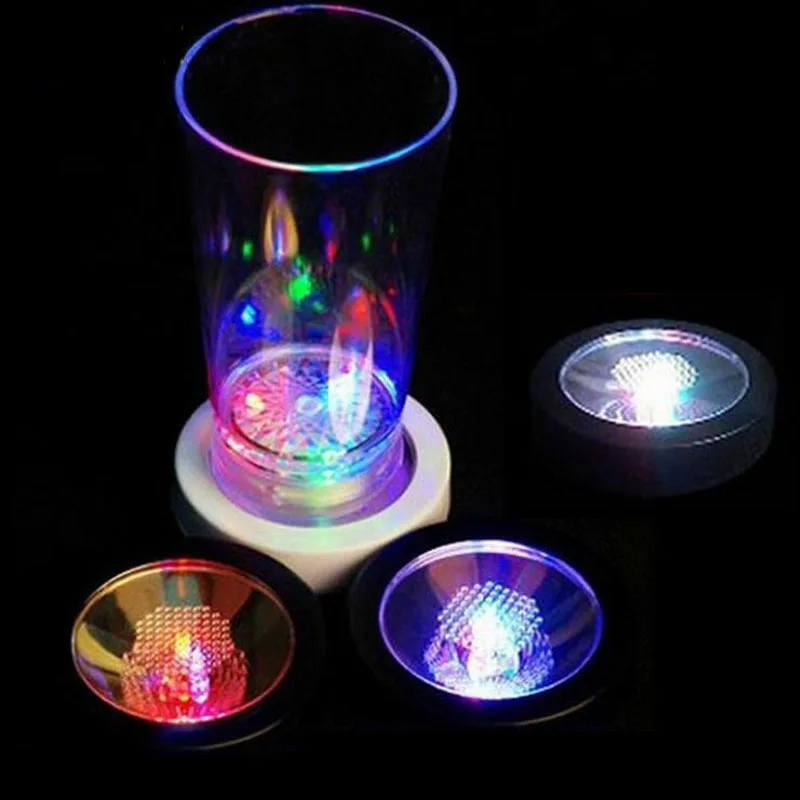 120 шт. RGB меняющая цвет Светодиодная подставка мигасветильник Пиво Вино бокал