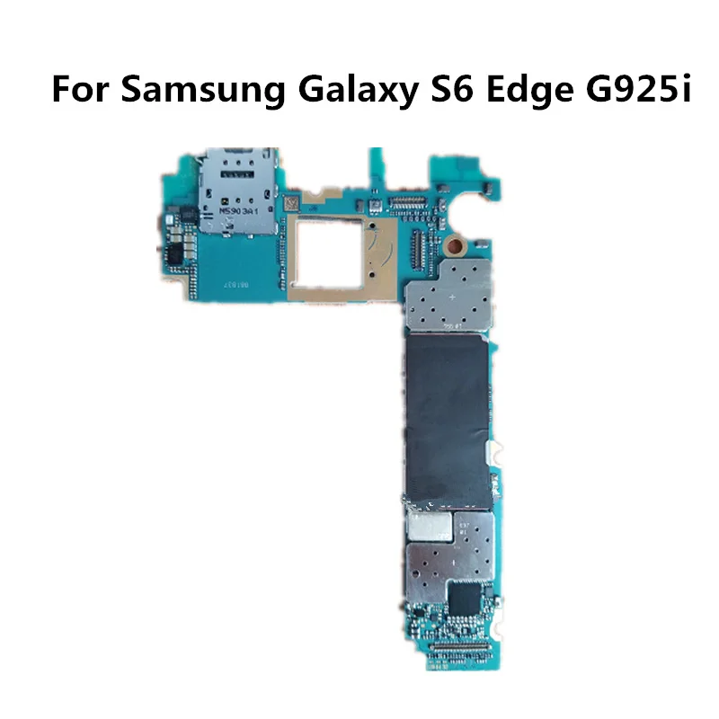 Полная работа для Samsung Galaxy S6 Edge G925i G925F 32 Гб материнская плата с чипами Европейская