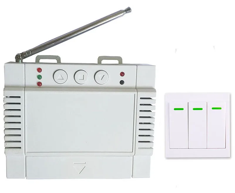 AC220V 250V 380V 2CH RF Беспроводной дистанционного Управление стены Панель липкий
