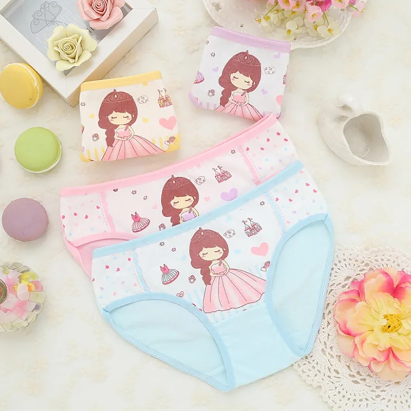 Трусы для девочек детские трусы нижнее белье партия 2095 2 P шт./лот|panties child|briefs girlsgirls