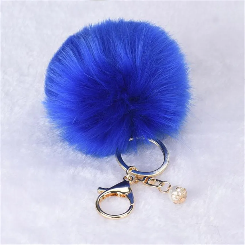 Автомобиль Новое поступление автомобиль Стайлинг кролик мех мяч брелок для