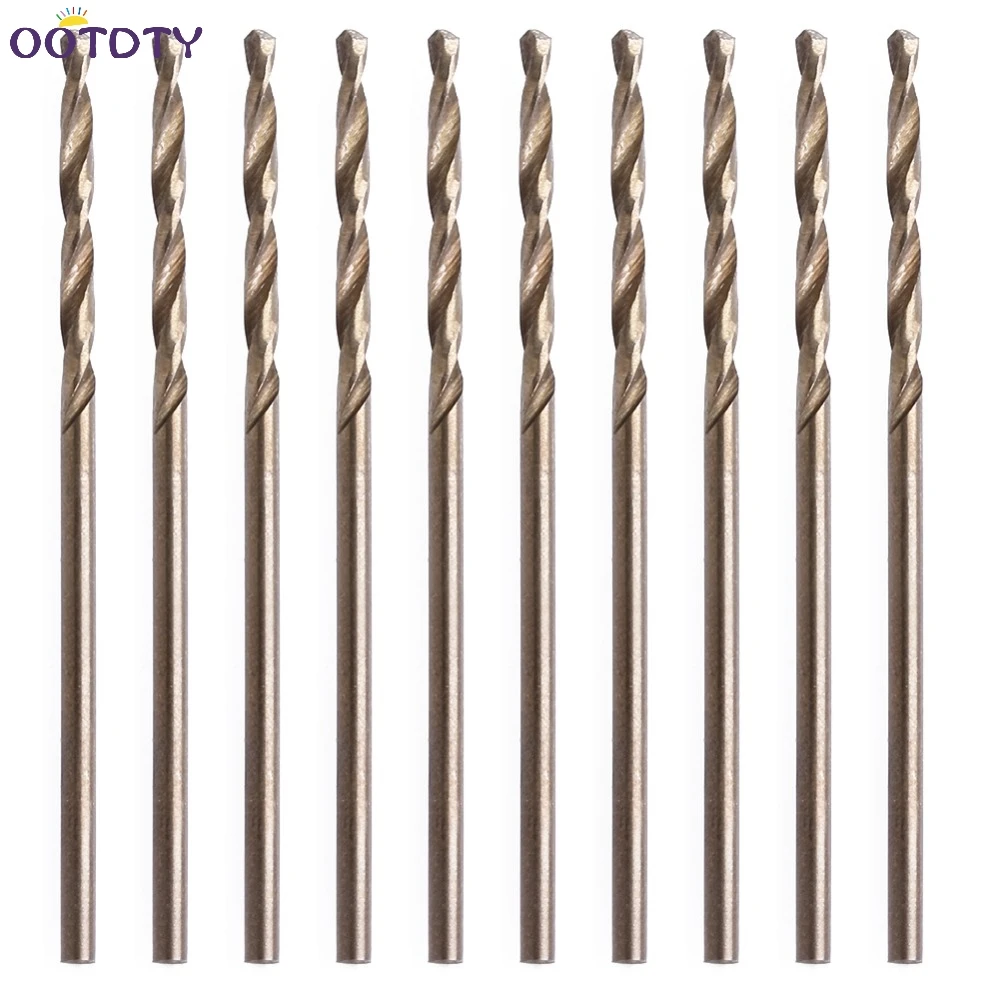 10 шт. 1 5 мм M35 Круглый хвостовик HSS Co Кобальт спиральное сверло|drill bit|spiral drill bitsspiral |