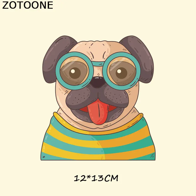 ZOTOONE/Мультяшные нашивки в виде животных, железные наклейки, аксессуары для самостоятельного изготовления, украшение, принт на футболке, джинсы, детский Рождественский подарок C