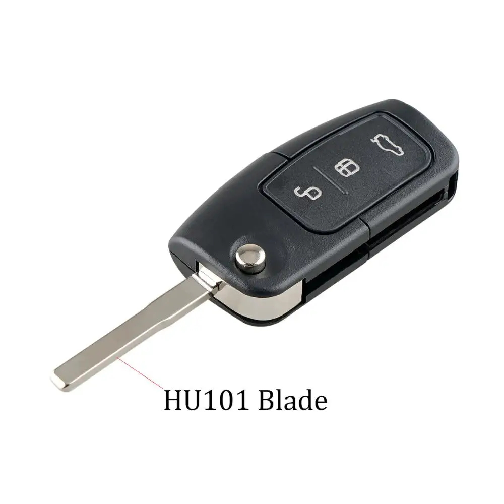 for Ford Car Key 3BUT 433MHz 4D63/4D60 Chip Remote Focus C Max S Galaxy Fiesta key 2003-2010 HU101 Blade | Автомобили и мотоциклы