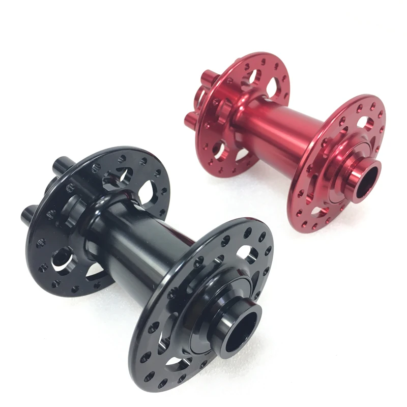 

Powerway M81 J-hook MTB Aluminum Alloy disc brake front hub O.L.D 100mm 32 holes black red FHB-M81 Mountain bicycle hub