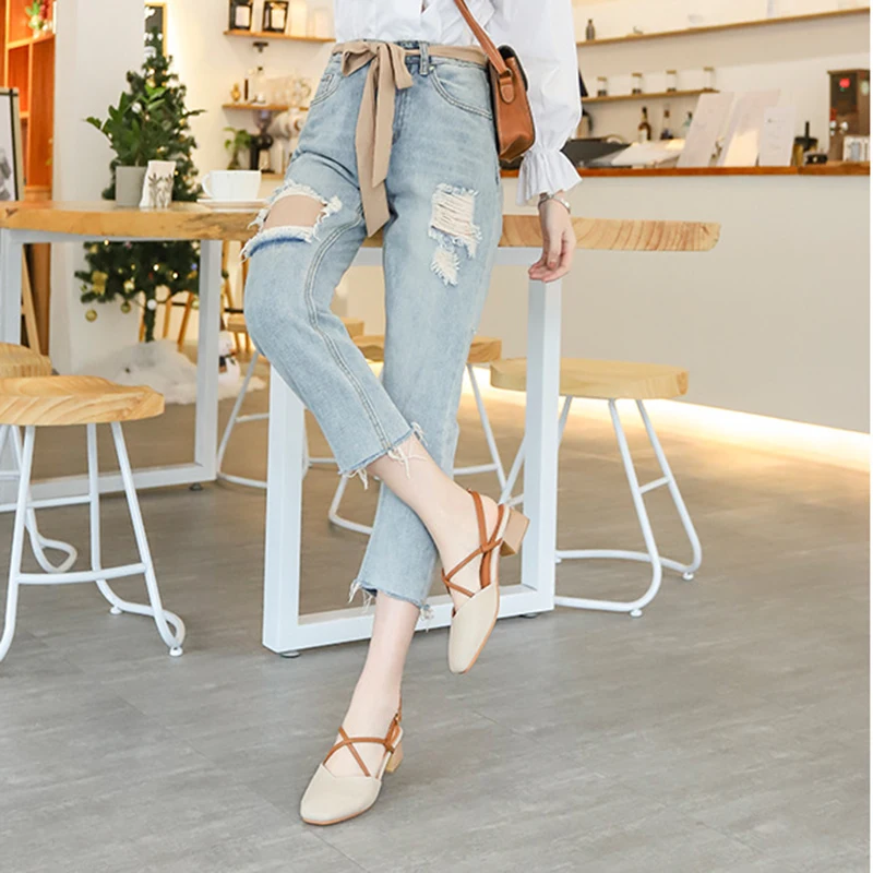 Женские туфли-лодочки с закрытым носком MAIERNISI новые весенние Милая женская обувь