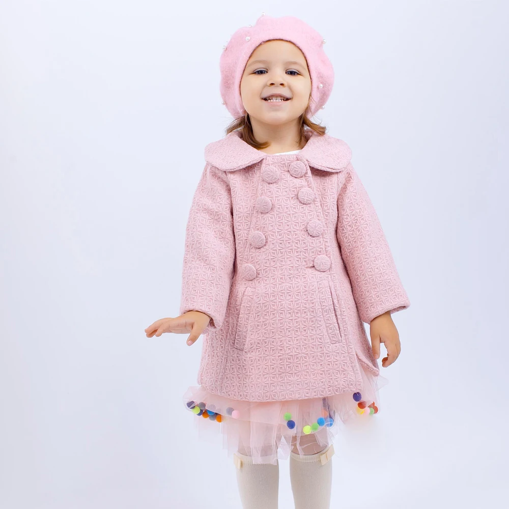 Babyinstar/верхняя одежда для девочек детская осенне зимние куртки теплые модные топы