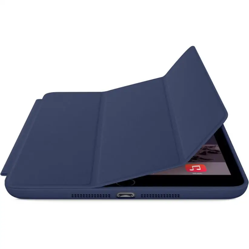 U хорошая ручка Pu чехол для IPad Mini 1 2 3 Retina умный тонкий стенд кожаный кожа темно