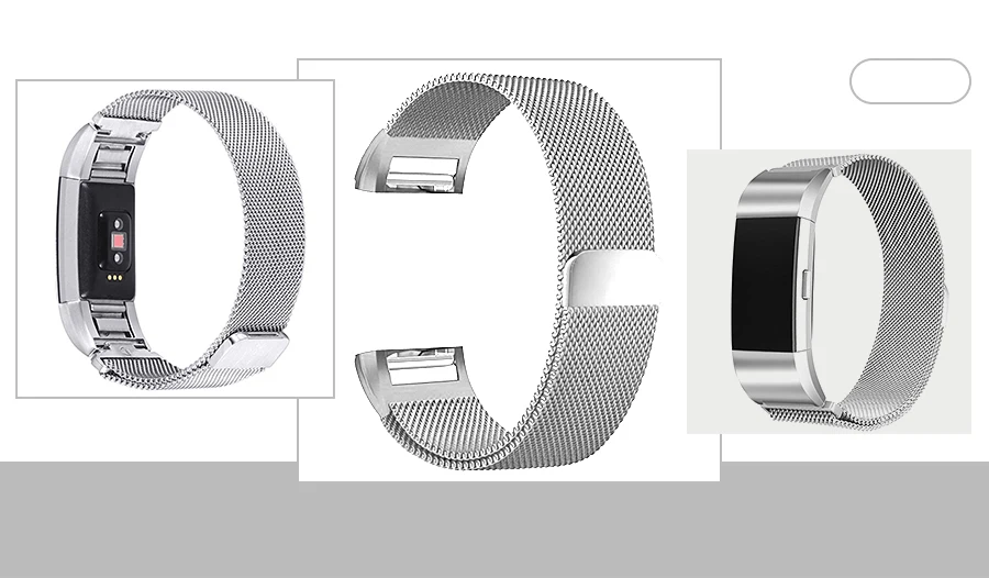 AWINNER для Magnetic Charge 2 полосы Магнитный сменный ремешок из нержавеющей стали для Fit Bit Charge2 фитнес-браслет