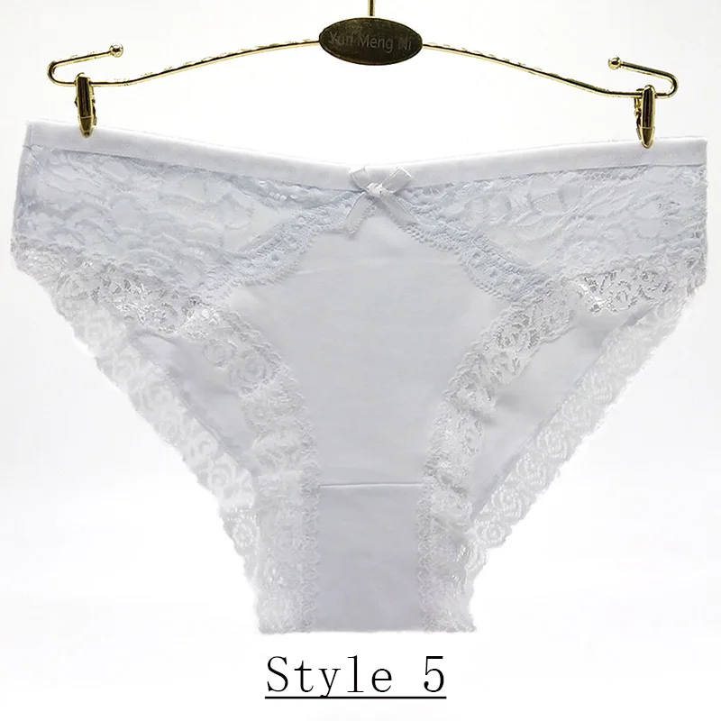 Style 5 1 шт., сексуальные женские трусики, соблазнительное нижнее белье с низкой талией, хлопковое нижнее белье, мягкие удобные модные красивые трусы - Цвет: Style 5
