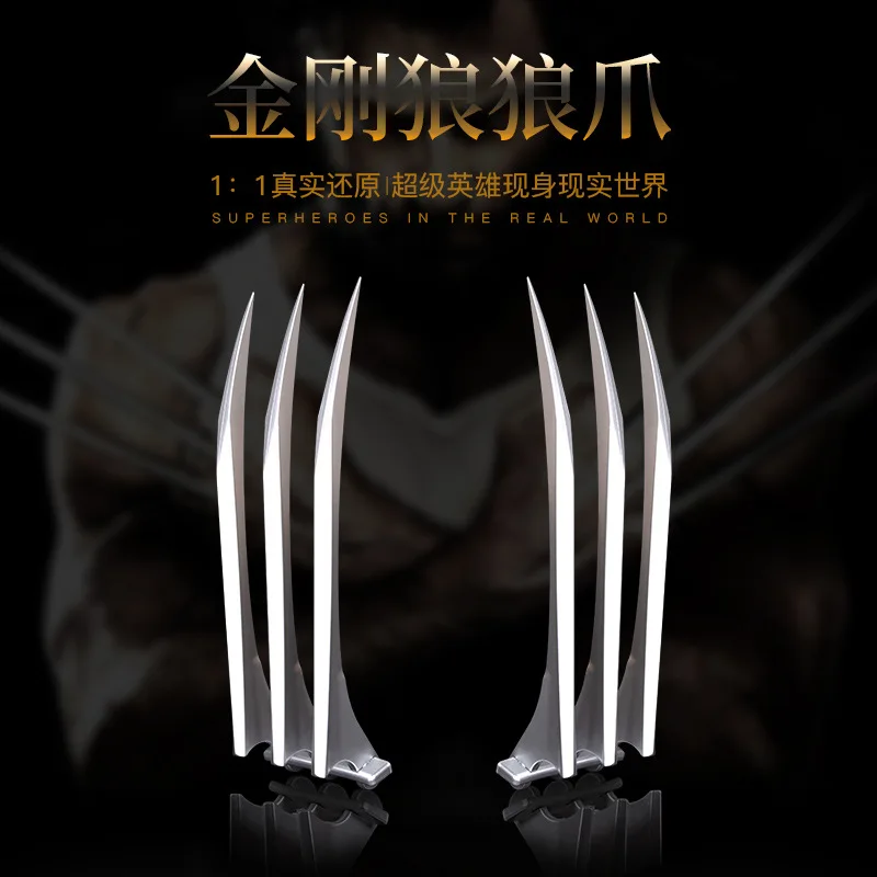 Takerlama 2 шт./пара X-men Wolverines Logan Blade коготь лапа 1:1 косплей реквизит Хэллоуин