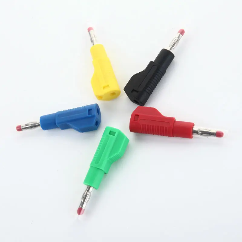 10 шт. 4 мм тонкий Медный Банановый штекер аудио динамик усилитель кабель провод