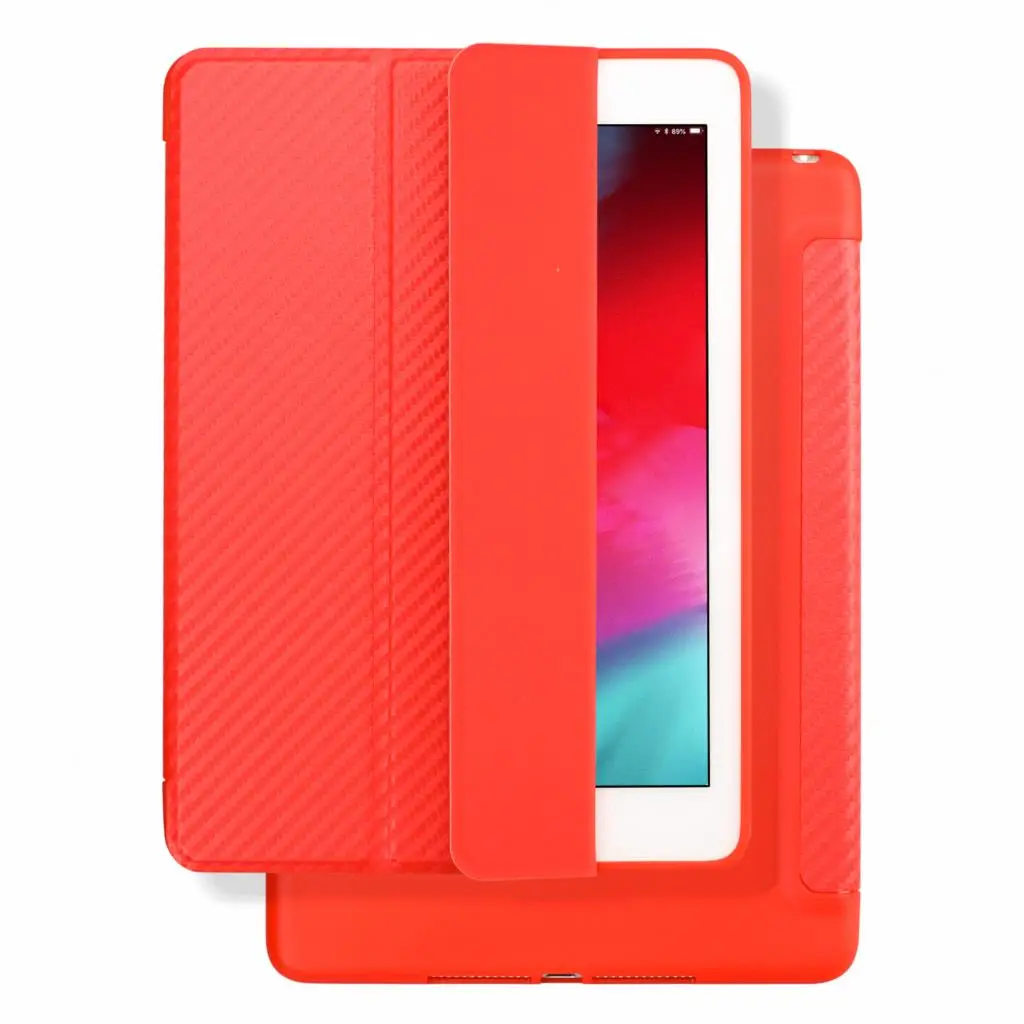 Cool Red Чехол для iPad 2/3/4, силиконовый мягкий чехол-книжка с функцией автоматического сна/пробуждения из искусственной кожи, умный чехол для iPad 3 4 2, чехол - Цвет: Cool Red