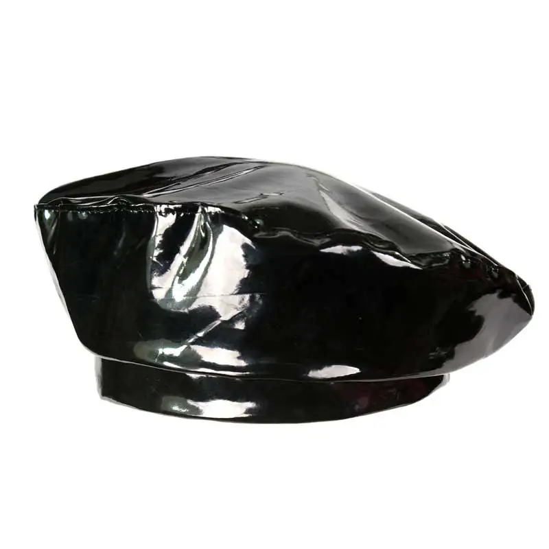 Новые женские береты из искусственной кожи с зеркальным покрытием Лидер продаж