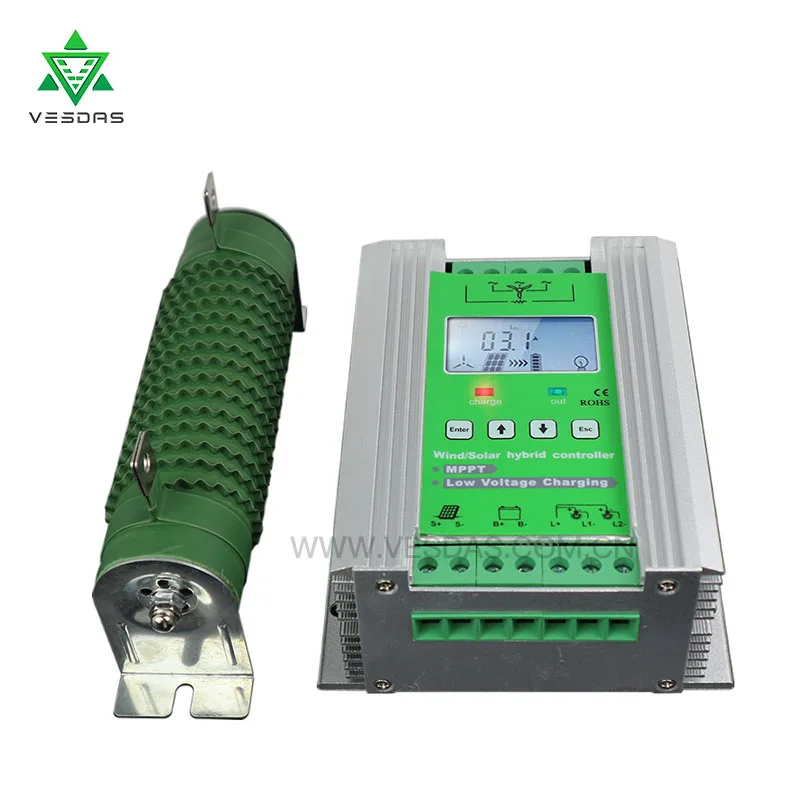 450W Wind Solar Hybrid Charge Controller MPPT 12/24V Auto Match for 300W and 150W with Dump Load | Обустройство дома