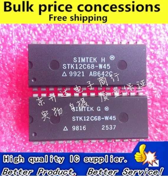 

Free shipping 10PCS/LOT STK12C68-W45 STK12C68-P35 STK12C68 DIP-28 IC