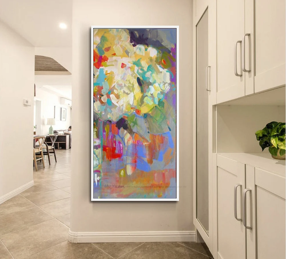 Декоративные картины картина маслом с цветами искусство на холсте для гостиной