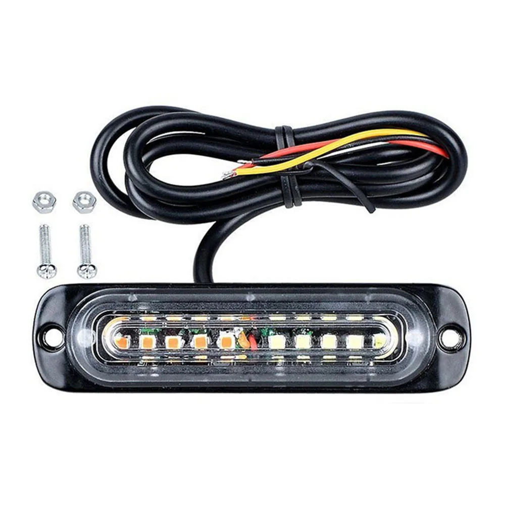 Ультра тонкий стробоскоп Аварийные огни автомобиля грузовик светодиодный