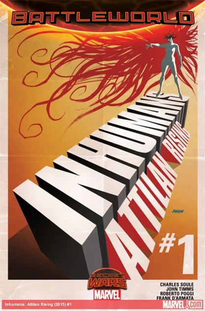 Inhumans: Attilan Rising Comics Настенная роспись плакат декоративный DIY настенная живопись на